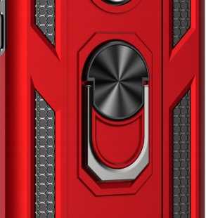 Spacecase Ring Nx Moto G9 Play/E7 Plus Czerwony