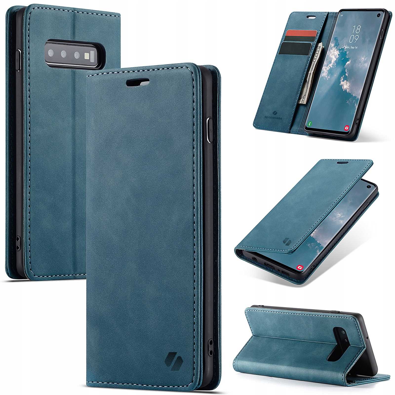 Spacecase Wallet Galaxy S10 Blue