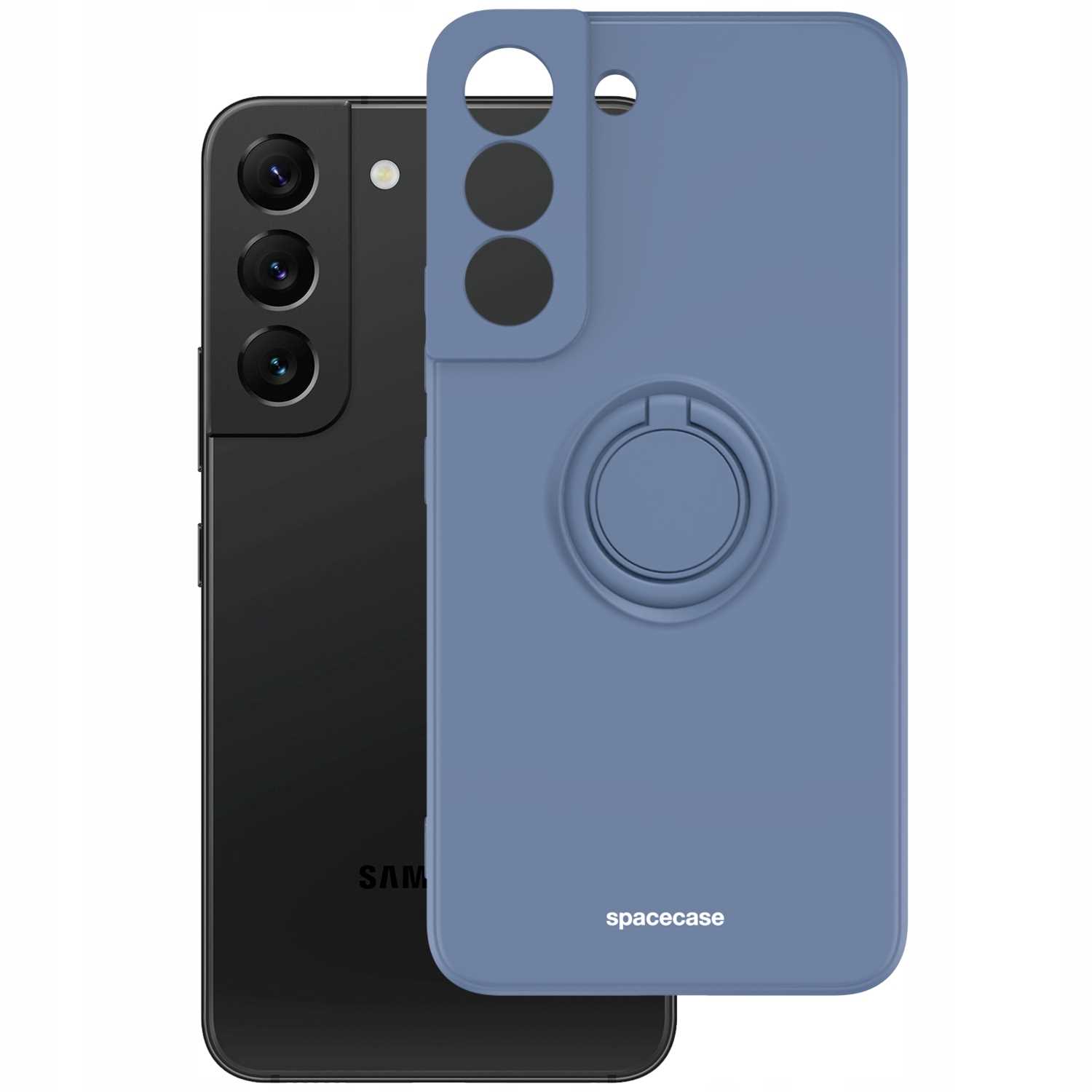 Spacecase Silicone Ring Galaxy S22 blue