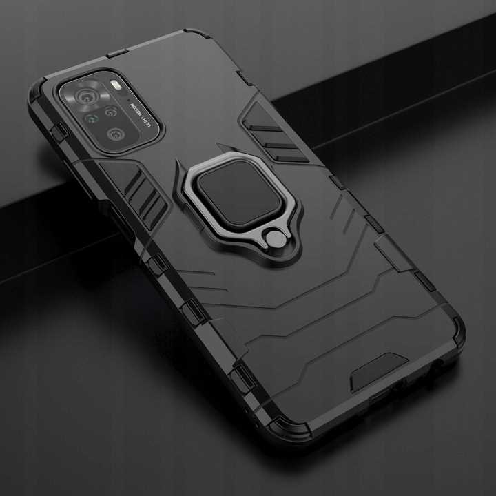 Spacecase X-Ring Redmi Note 10/10S/Poco M5S Czarny