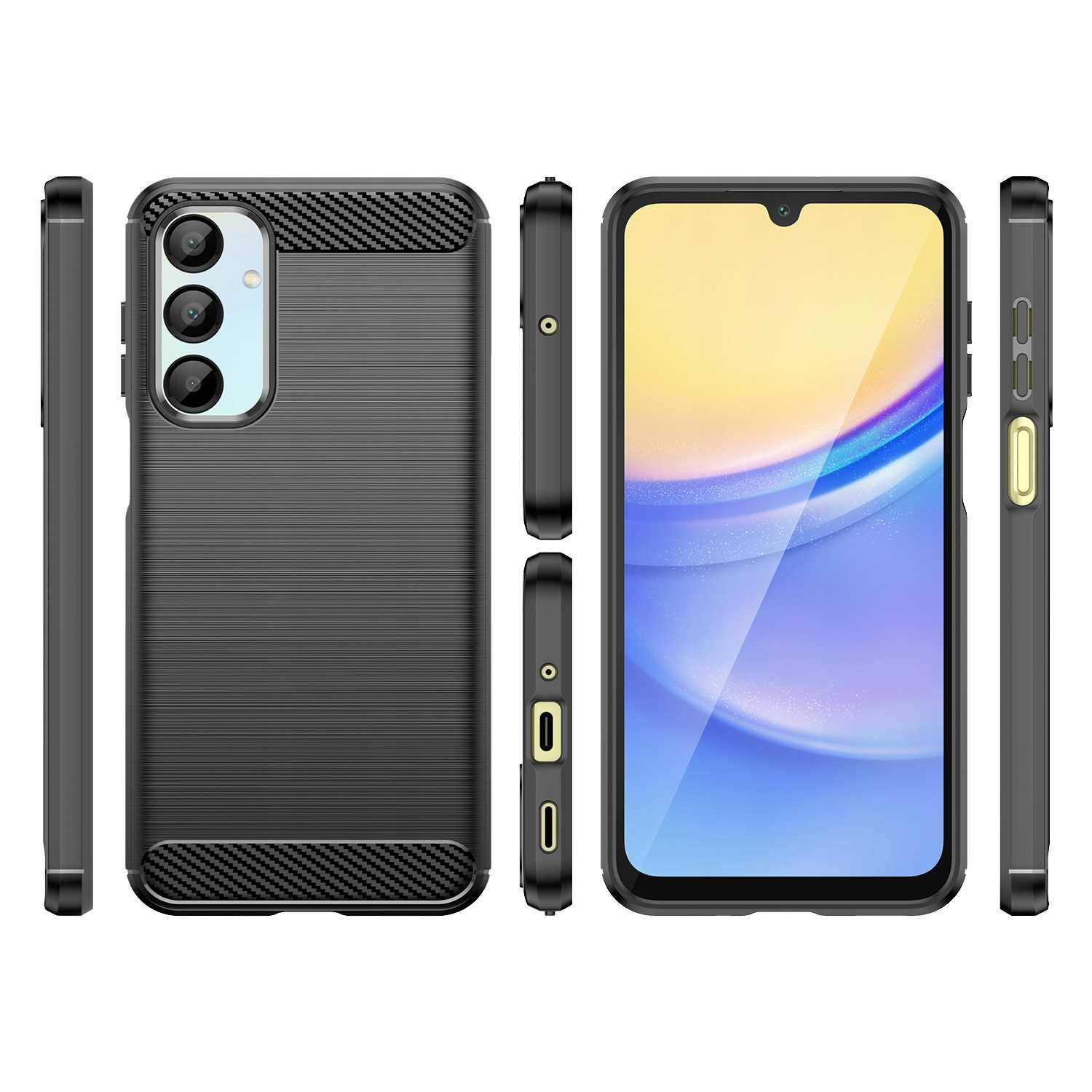 Spacecase Carbon Galaxy A16 5G Black