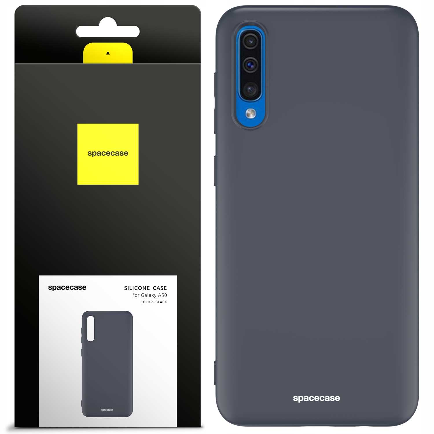Spacecase Silicone Case Galaxy A50 black