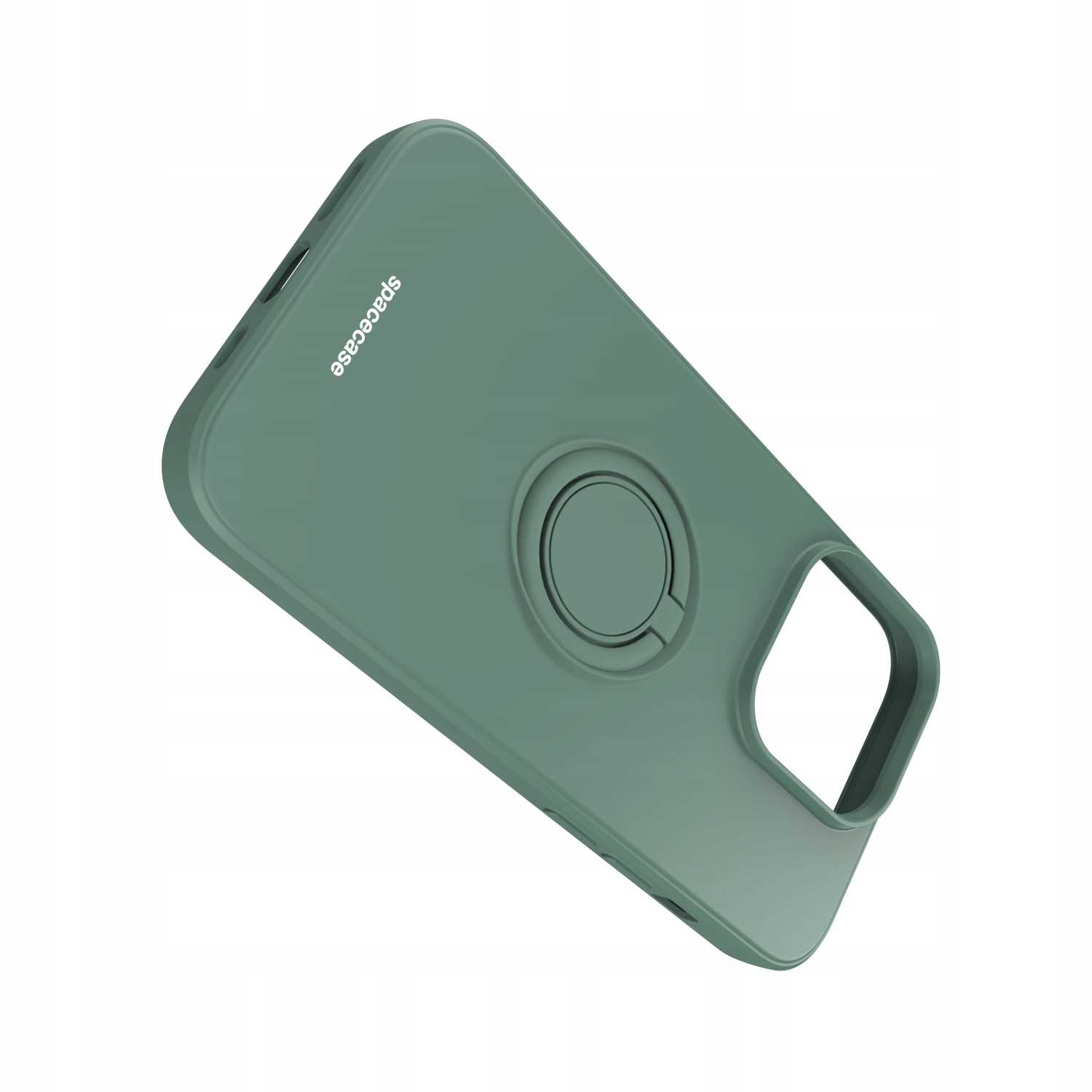 Spacecase Silicone Ring iPhone 14 Pro dark green