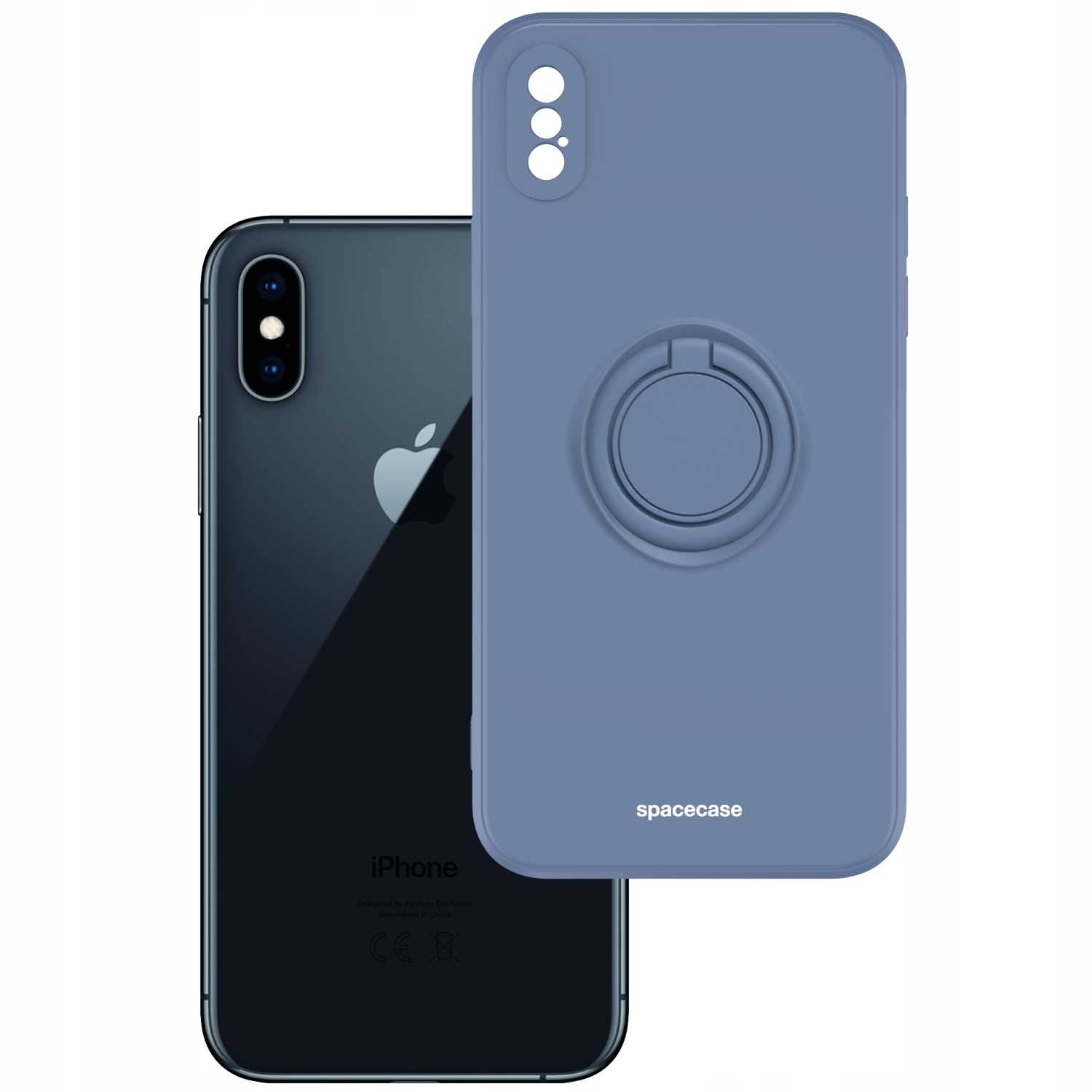 Spacecase Silicone Ring Iphone X/Xs Blue