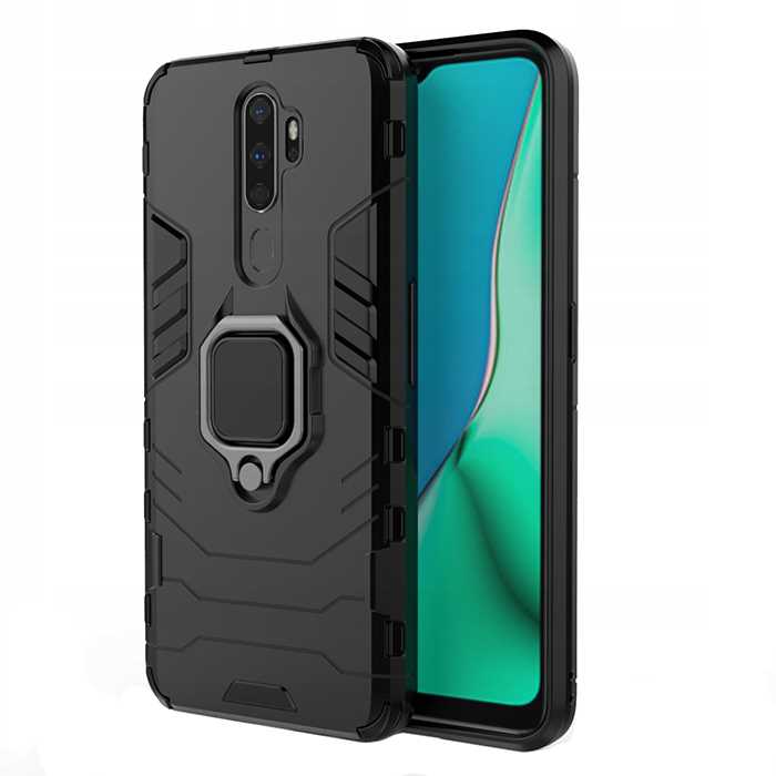 Spacecase X-Ring Oppo A5/A9 2020 czarny