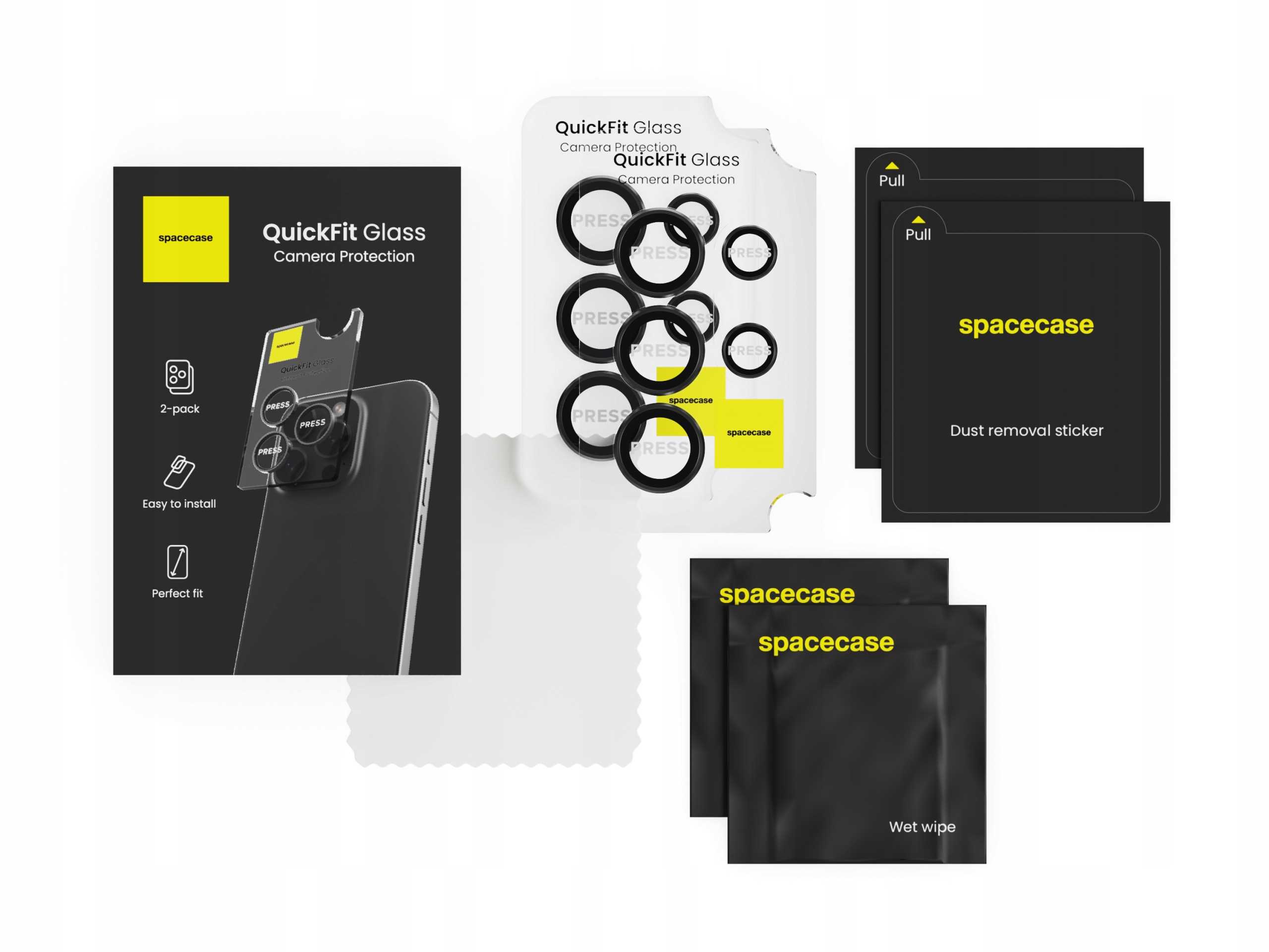 Spacecase QuickFit Camera Galaxy S25 Ultra black