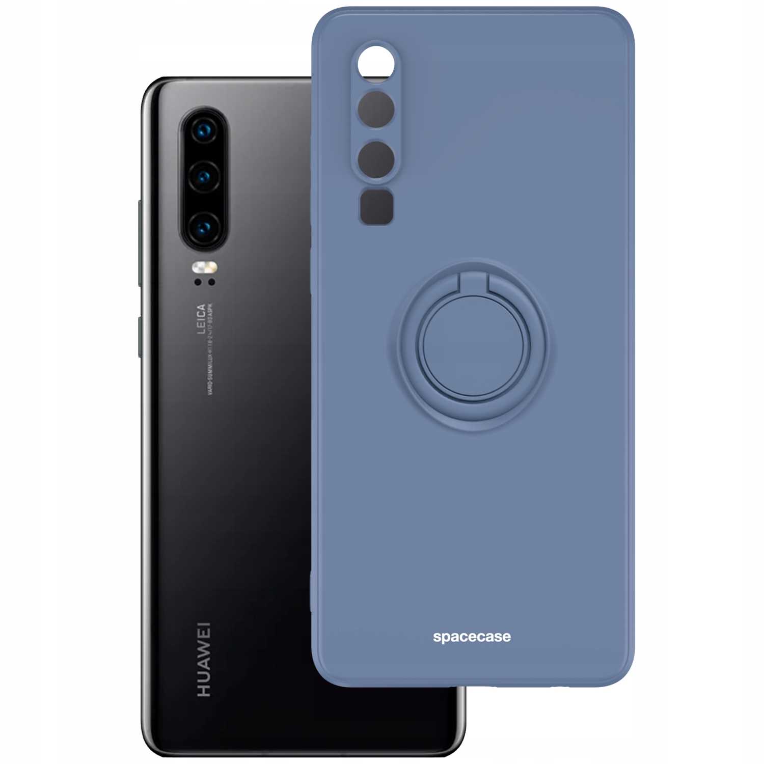 Spacecase Silicone Ring Huawei P30 Blue