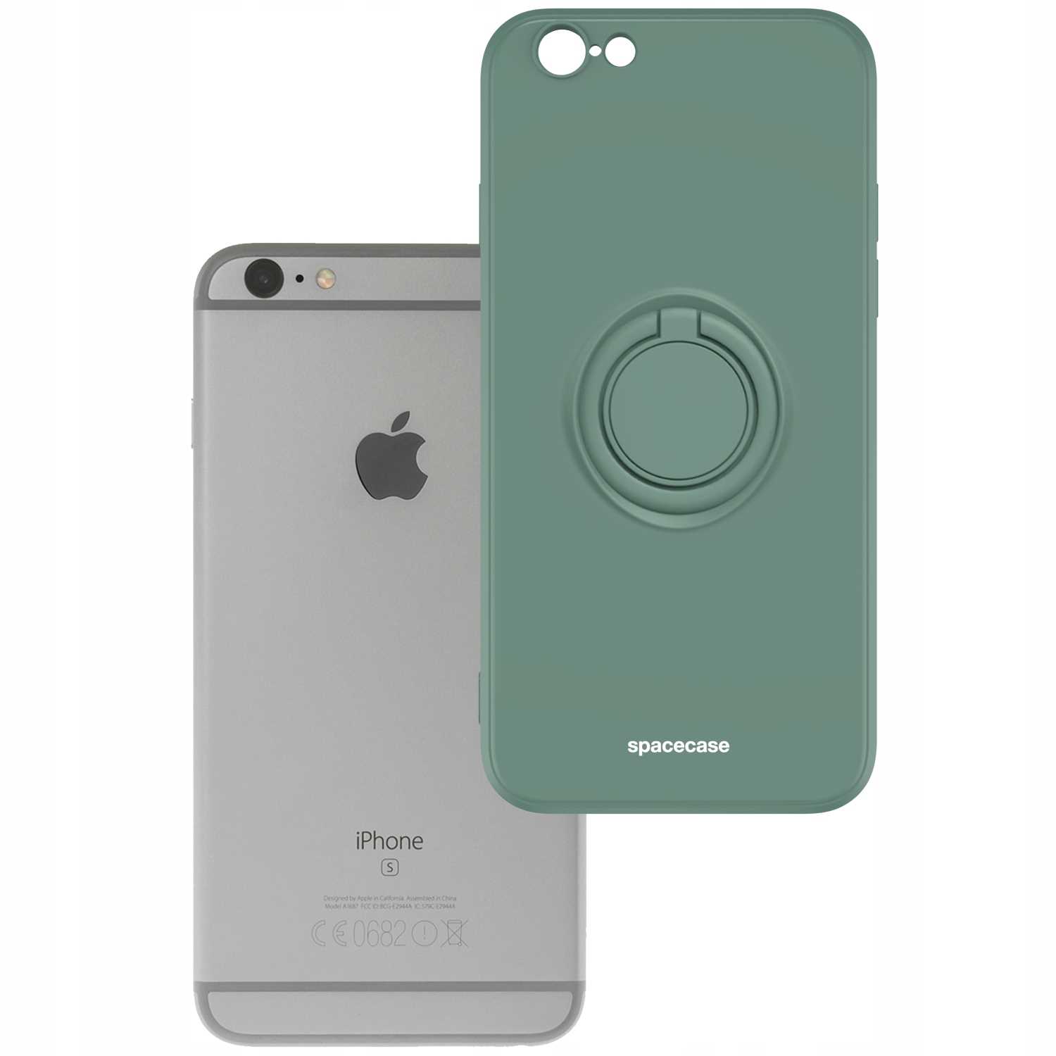 Spacecase Silicone Ring Iphone 6/6S Dark Green