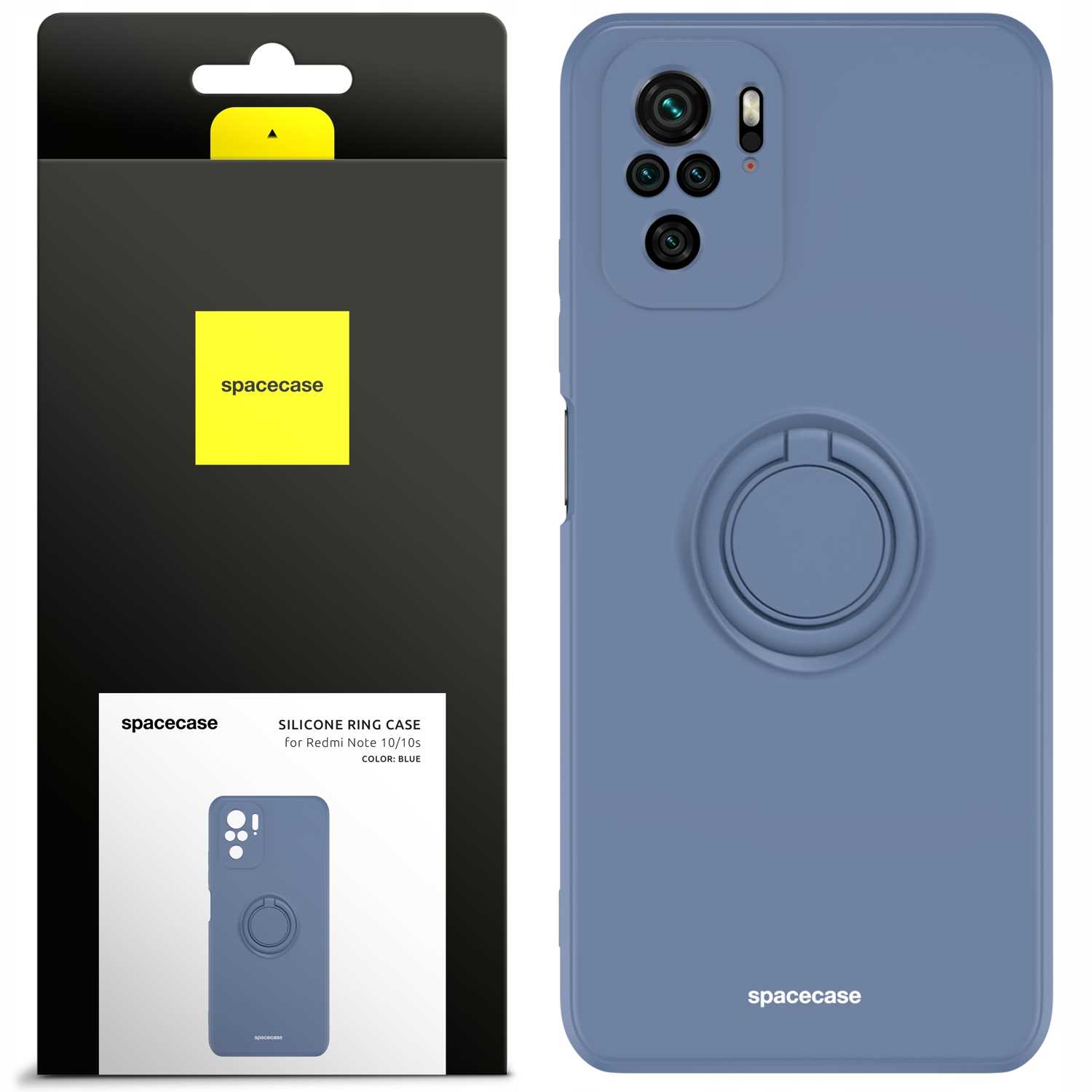 Spacecase Silicone Ring Redmi Note 10/10S Blue
