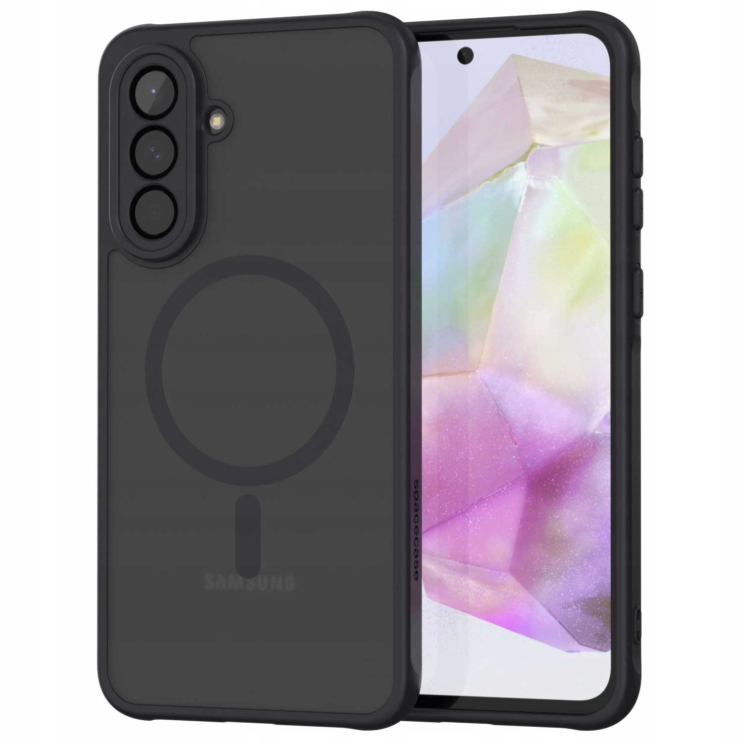 Spacecase Hybrid Mag Galaxy A36 5G black