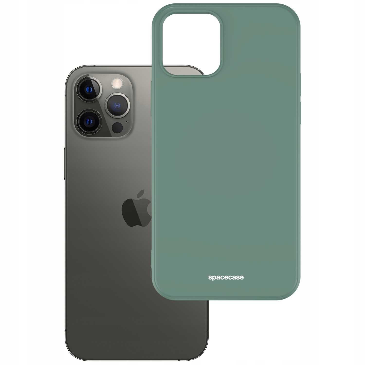 Spacecase Silicone Case iPhone 13 Pro dark green