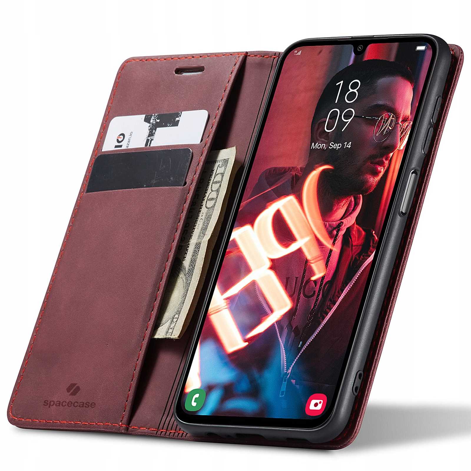 Spacecase Wallet Galaxy A24 Red
