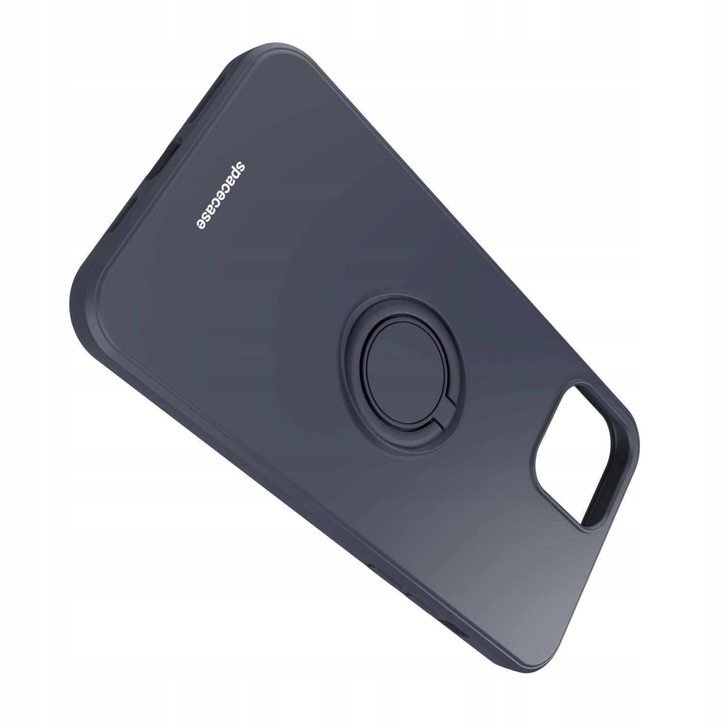 Spacecase Silicone Ring Iphone 12 Pro Max Black