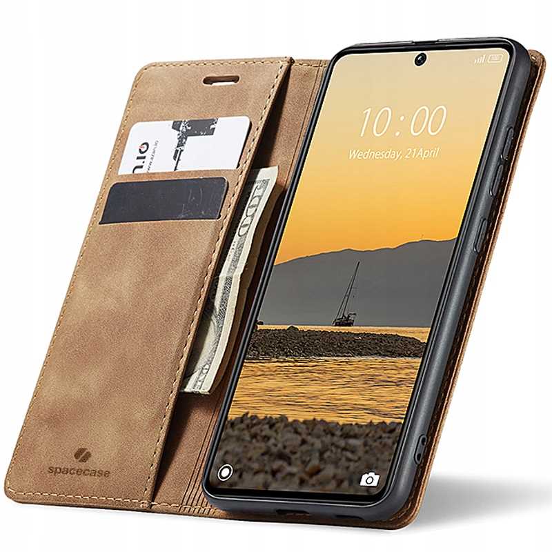 Spacecase Wallet Poco X6 / Rm Note 13 Pro 5G Light Brown