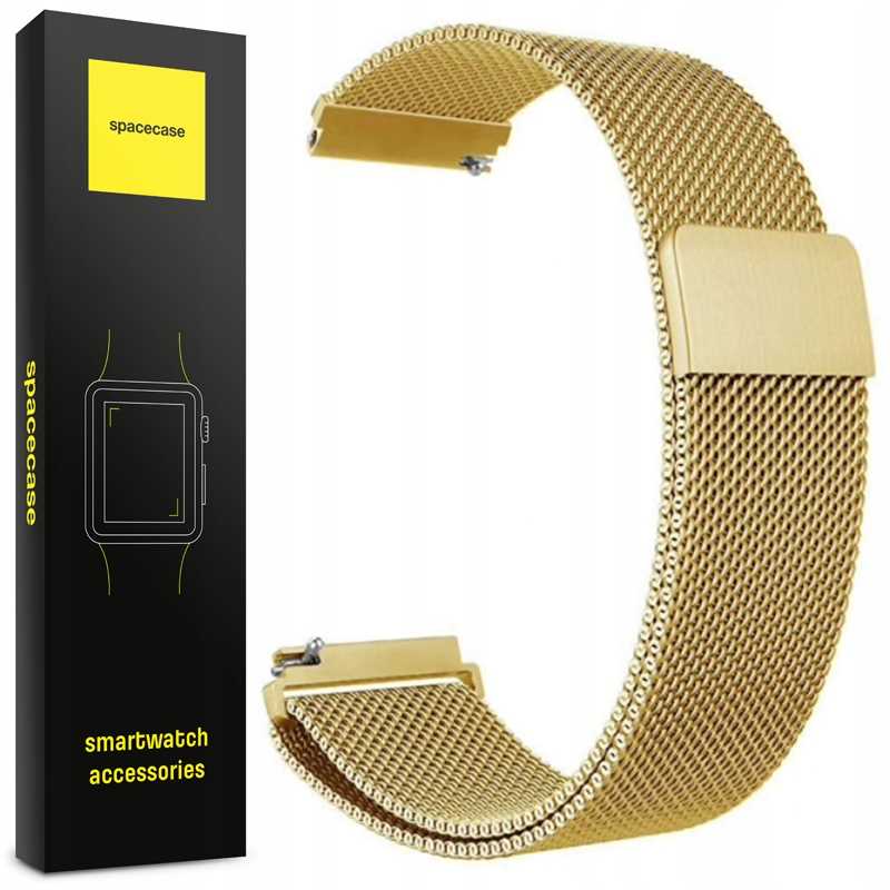 Spacecase Milanese 22mm gold