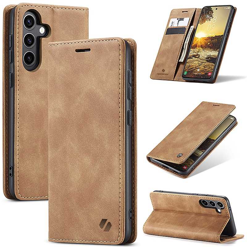Spacecase Wallet Galaxy S24 light brown