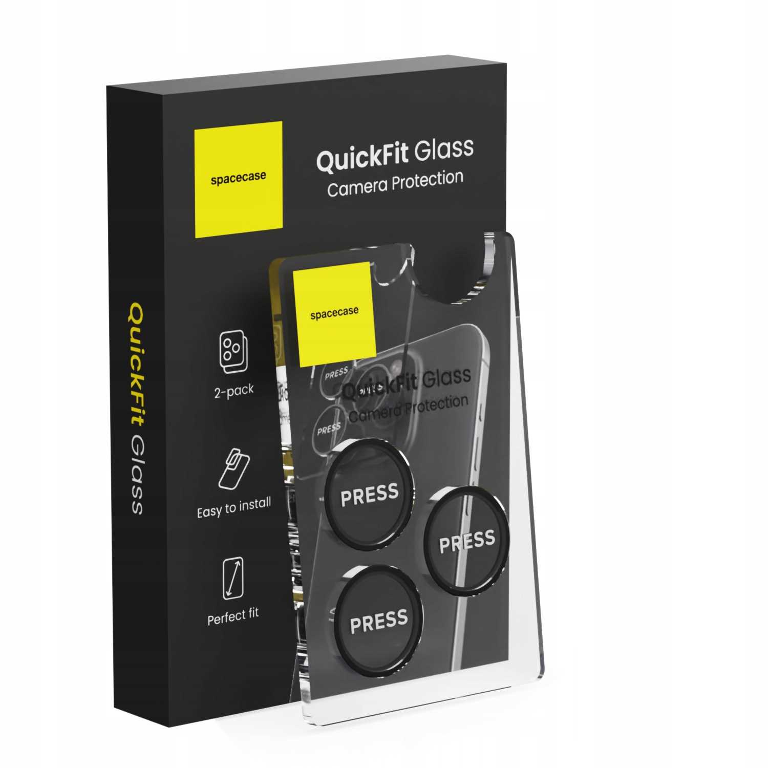 Spacecase QuickFit Camera iPhone 15 Pro/15 Pro Max black