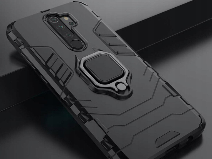 Spacecase X-Ring Redmi Note 8 Pro Czarny