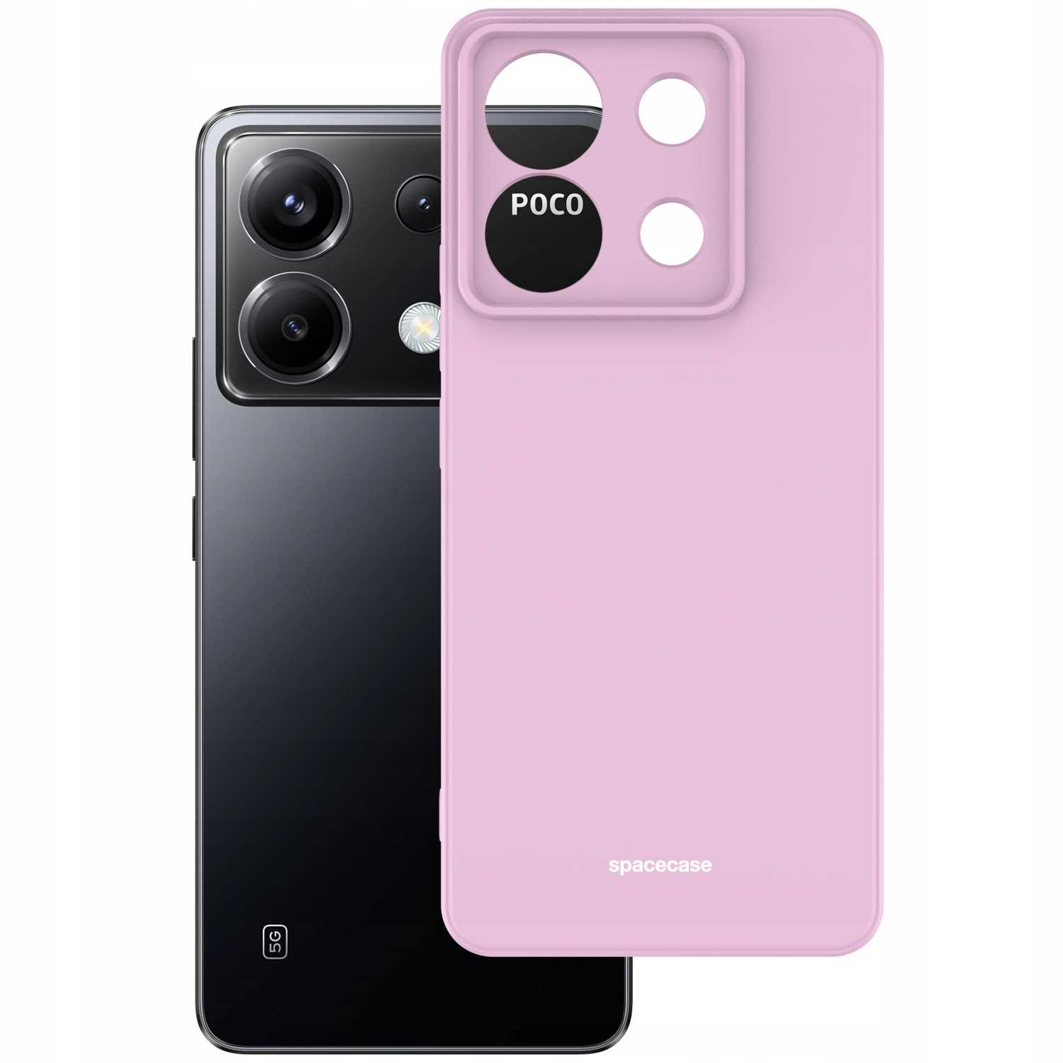Spacecase Silicone Case Poco X6 / Rm Note 13 Pro 5G Lilac