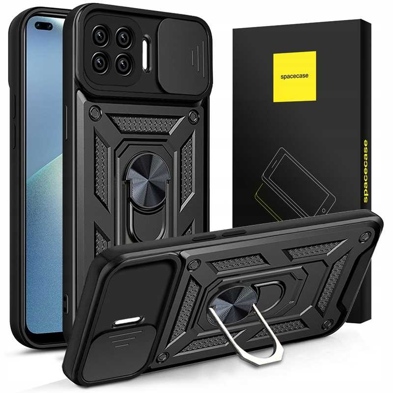 Spacecase Camring Oppo Reno 4 Lite black