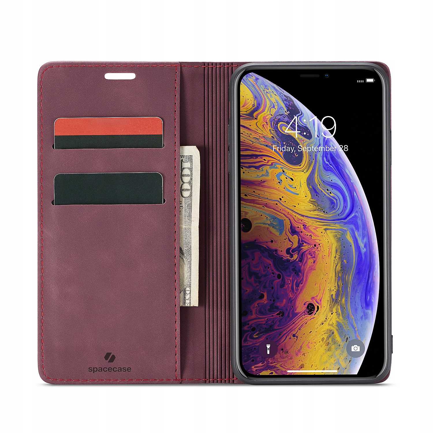 Spacecase Wallet Iphone X/Xs Red
