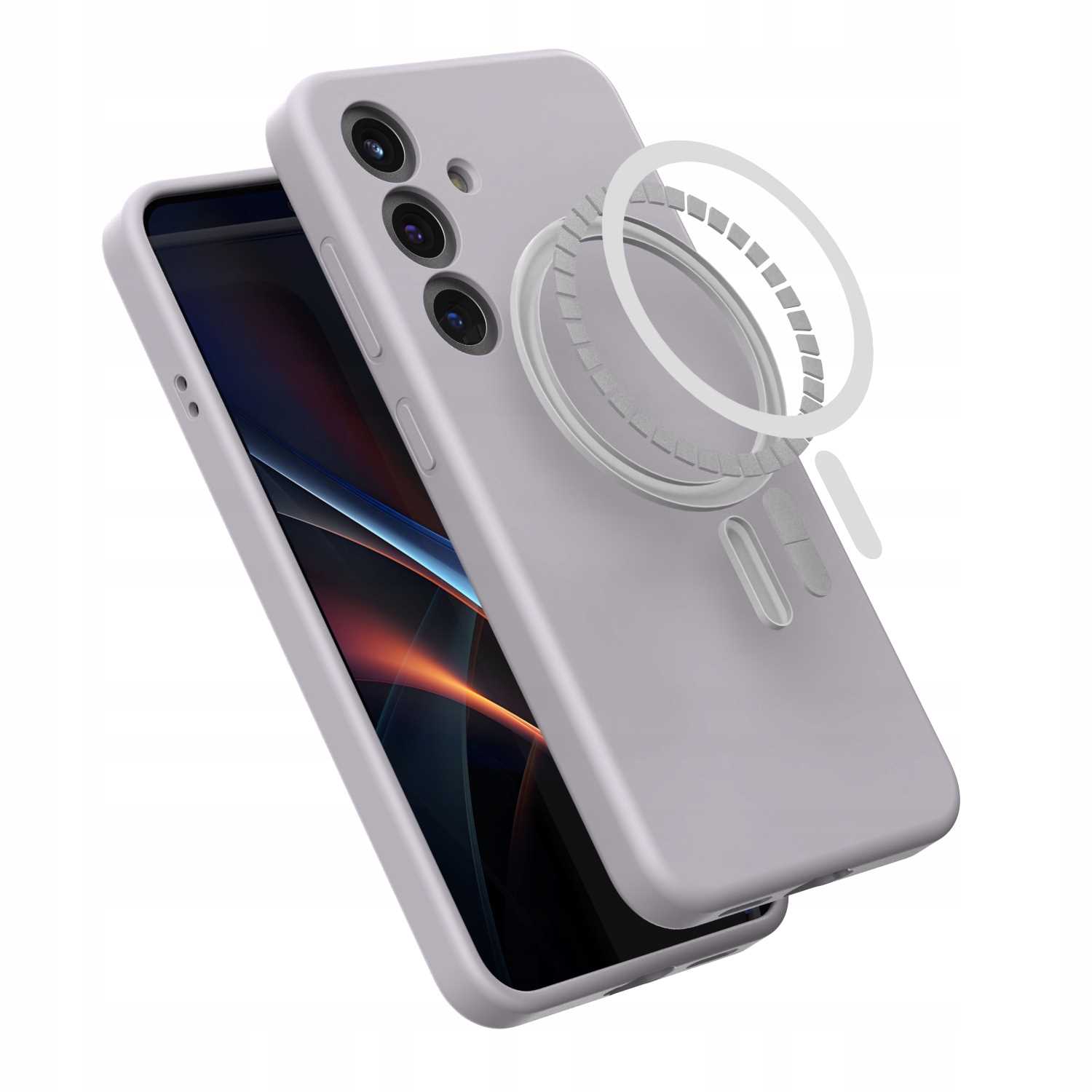 Spacecase Silicone Mag Galaxy S25 Light Purple