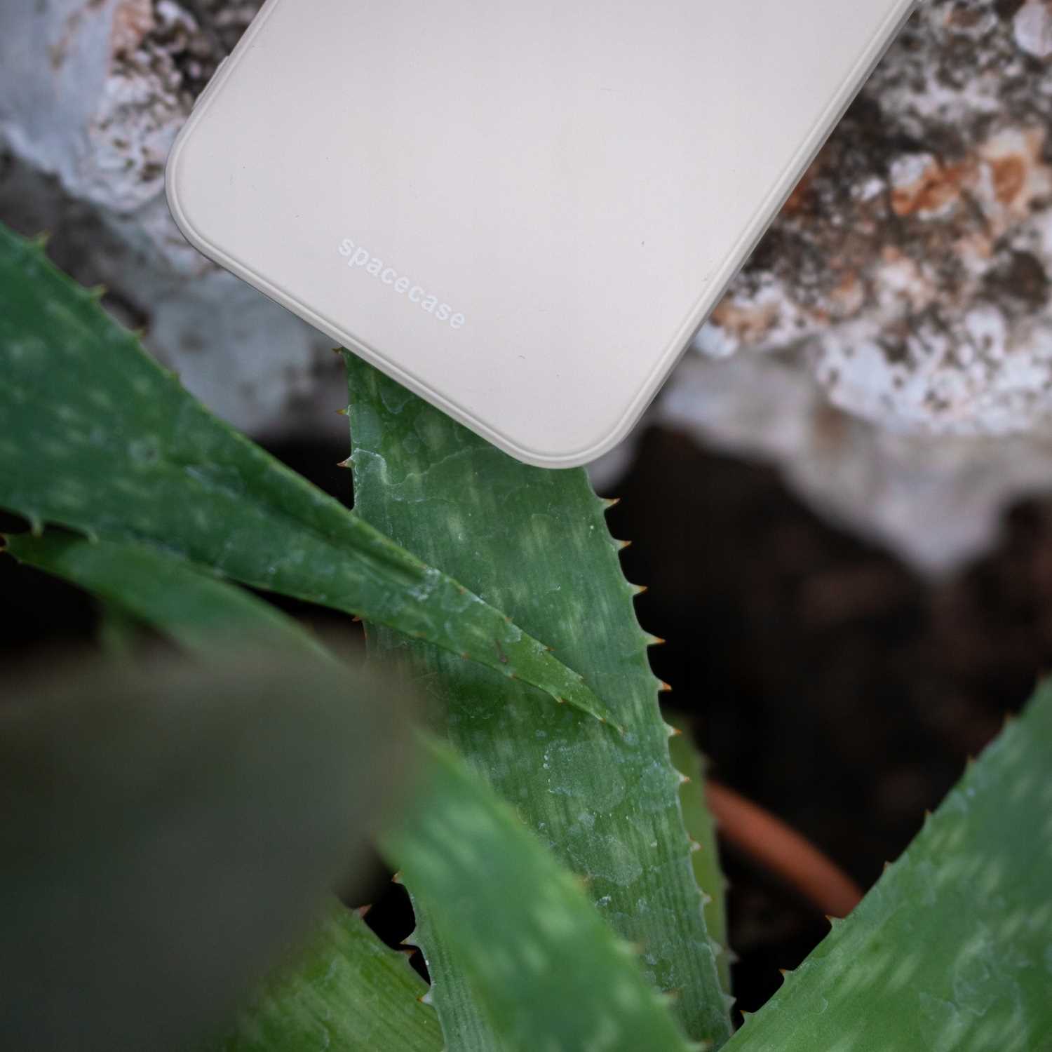 Spacecase Silicone Case Galaxy A71 bone