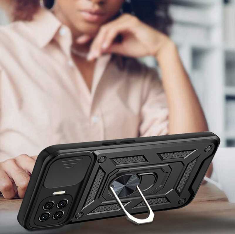 Spacecase Camring Oppo Reno 4 Lite black