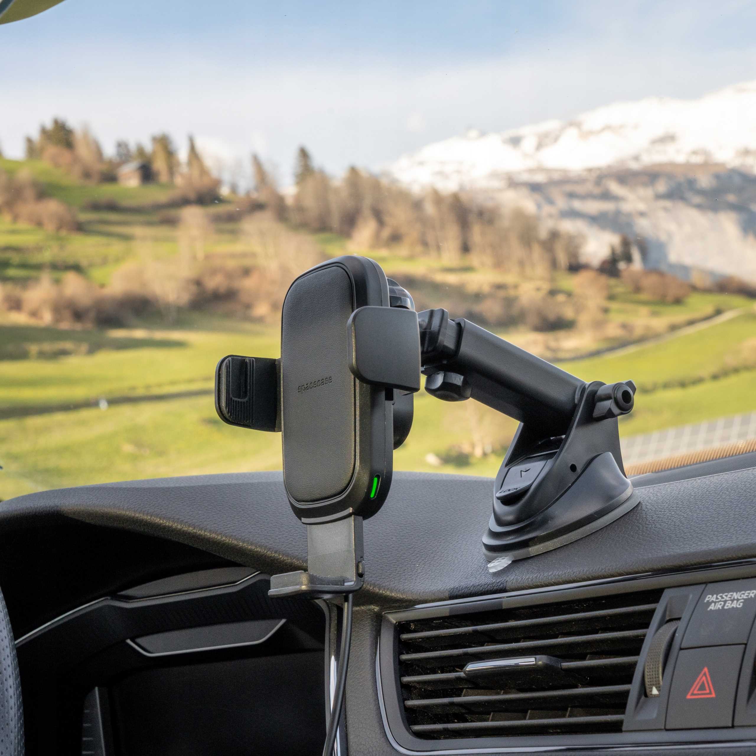 Spacecase Car Holder Dash/Windshield Wireless Charge Wm7B