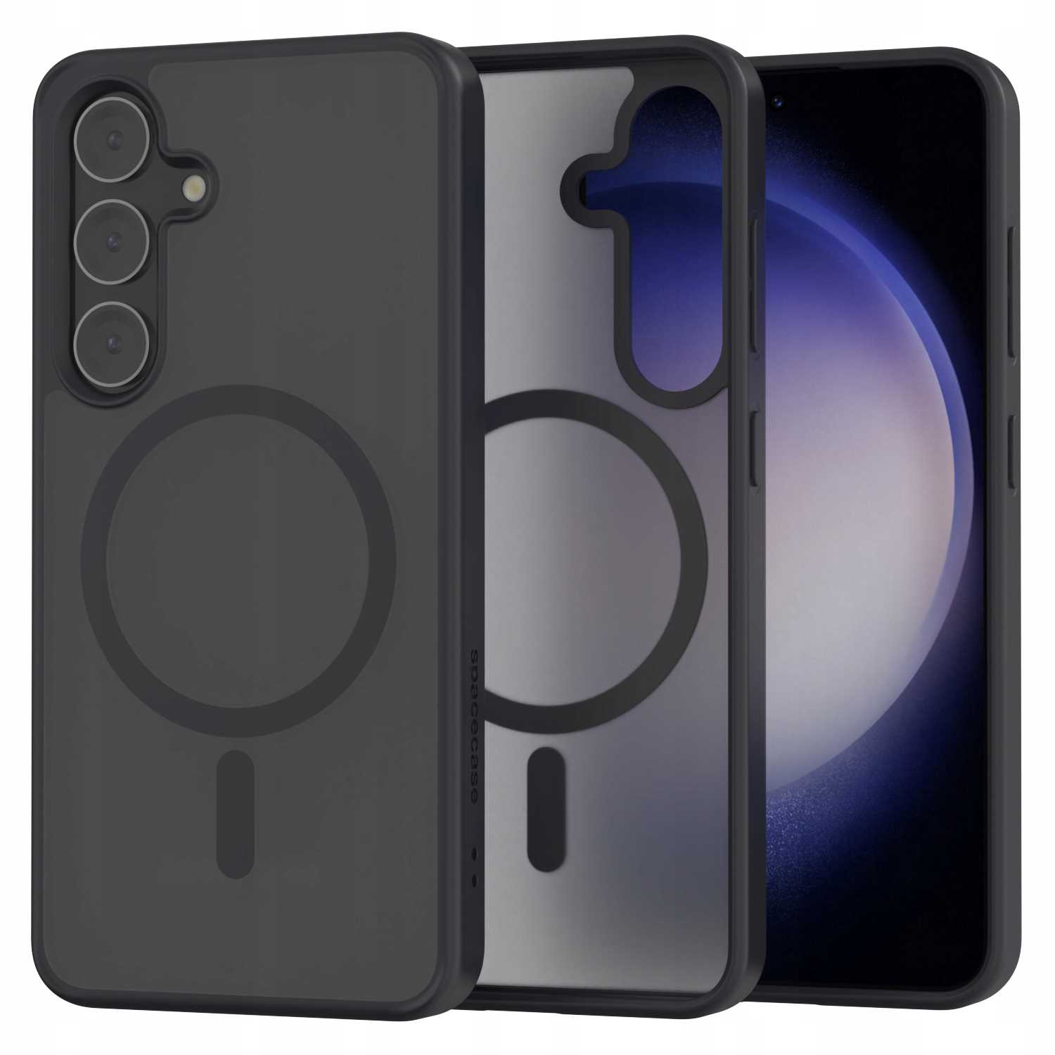 Spacecase Hybrid Mag Galaxy S24 black