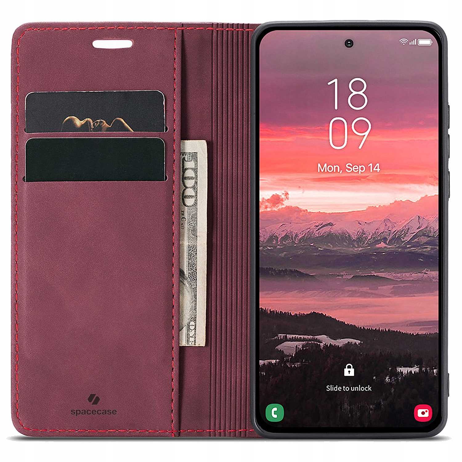 Spacecase Wallet Galaxy S25 Edge red