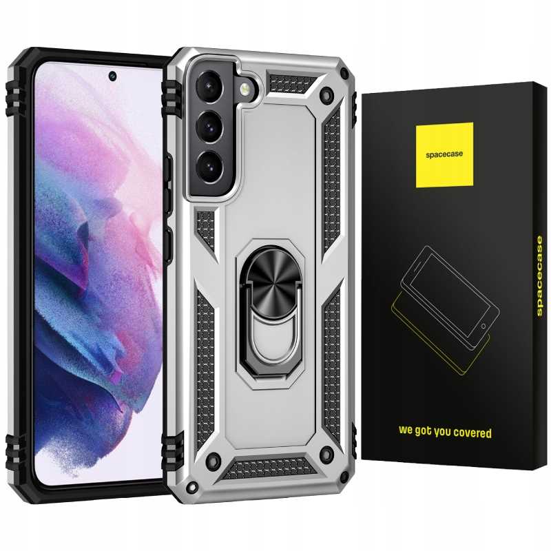 Spacecase Ring Nx Galaxy S22 Srebrny