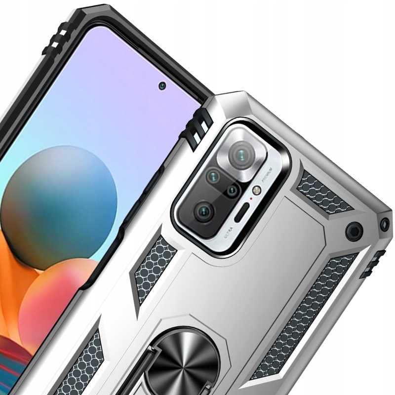 Spacecase Ring Nx Redmi Note 10 Pro Srebrny