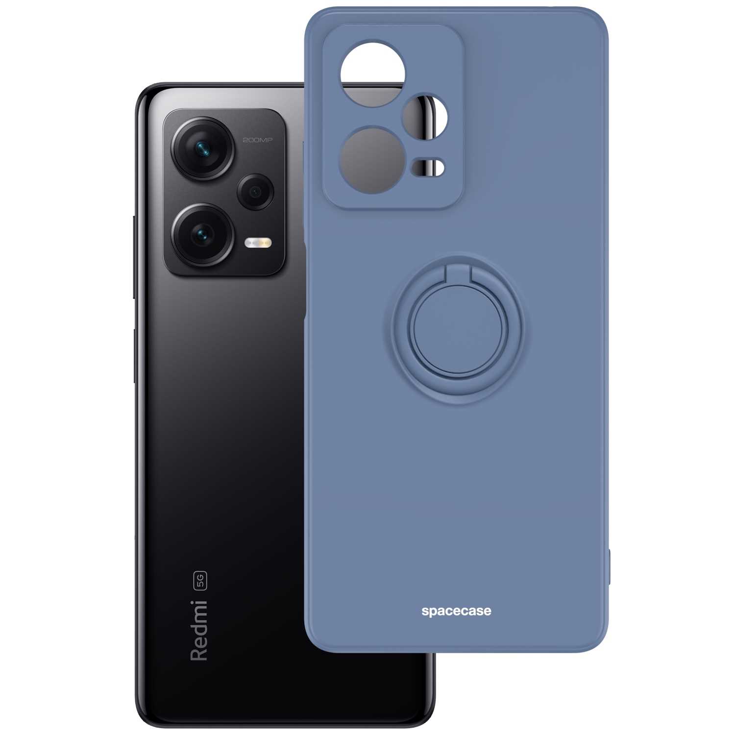 Spacecase Silicone Ring Redmi Note 12 Pro 5G Blue