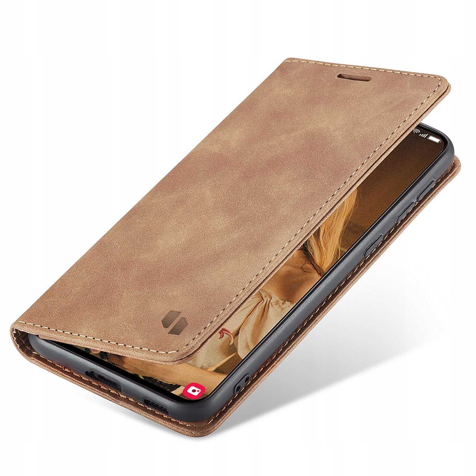 Spacecase Wallet Galaxy S21 Light Brown