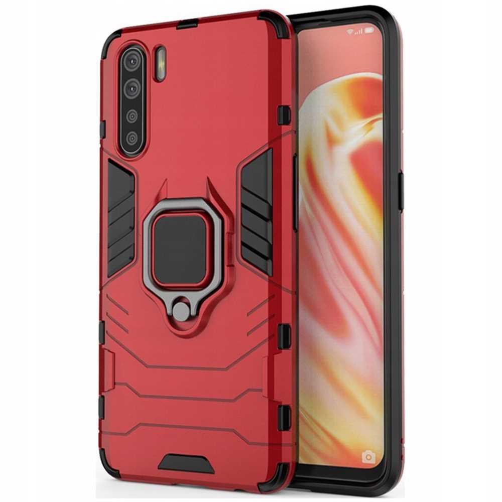 Spacecase X-Ring Oppo Reno 3 czerwony