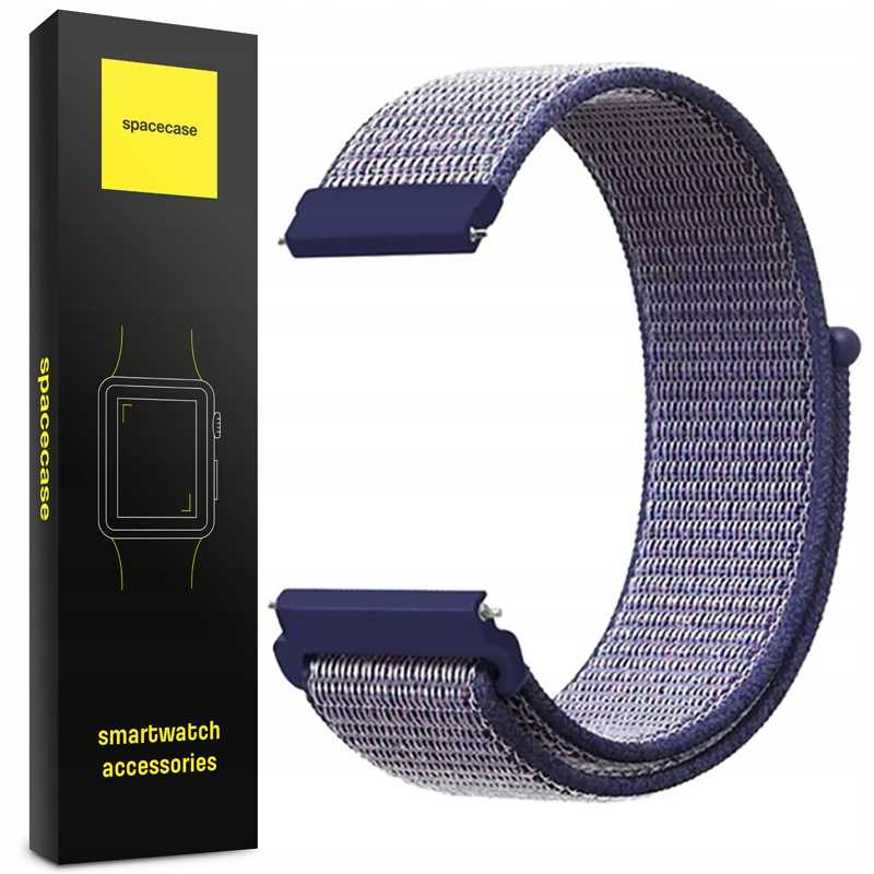 Spacecase Nylon Strap 22mm midnight blue
