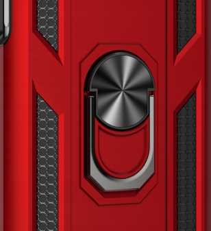 Spacecase Ring Nx Redmi Note 9S/9 Pro Czerwony