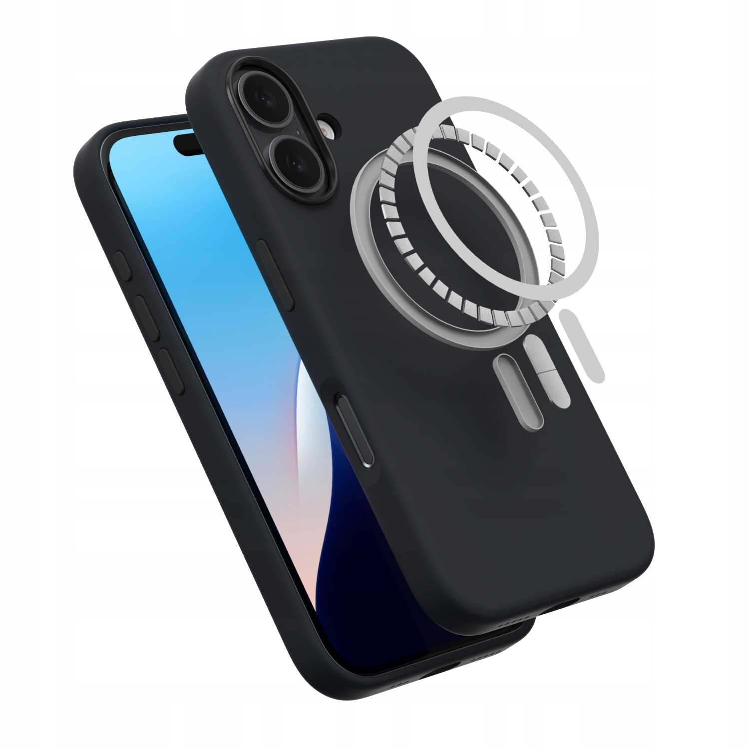 Spacecase Pure Mag Iphone 16 Black