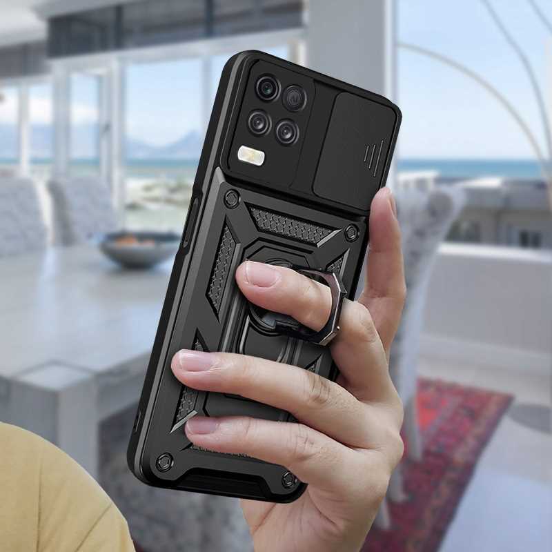 Spacecase Camring Realme 8 5G Black