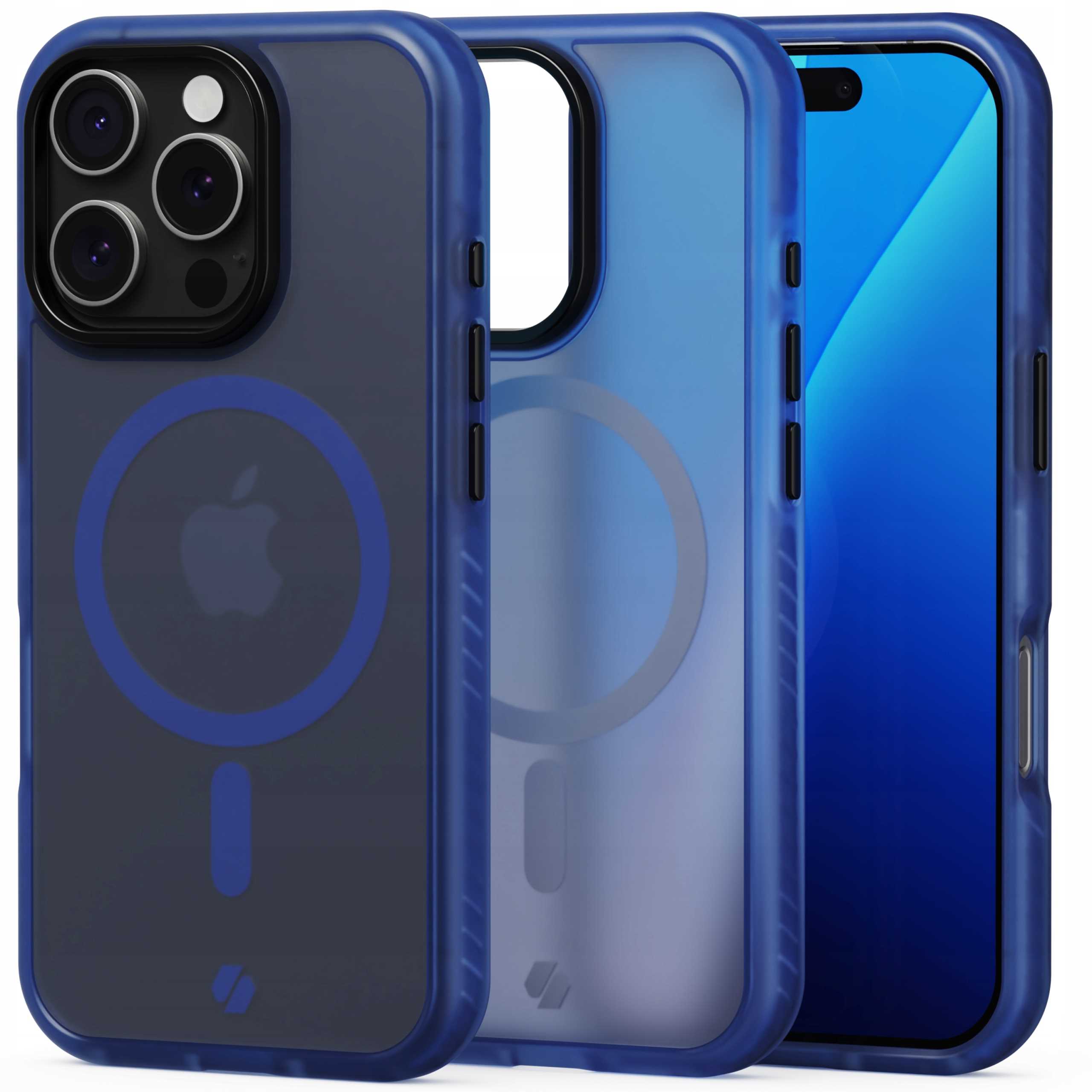 Spacecase Hybrid Fusion Mag iPhone 16 Pro dark blue