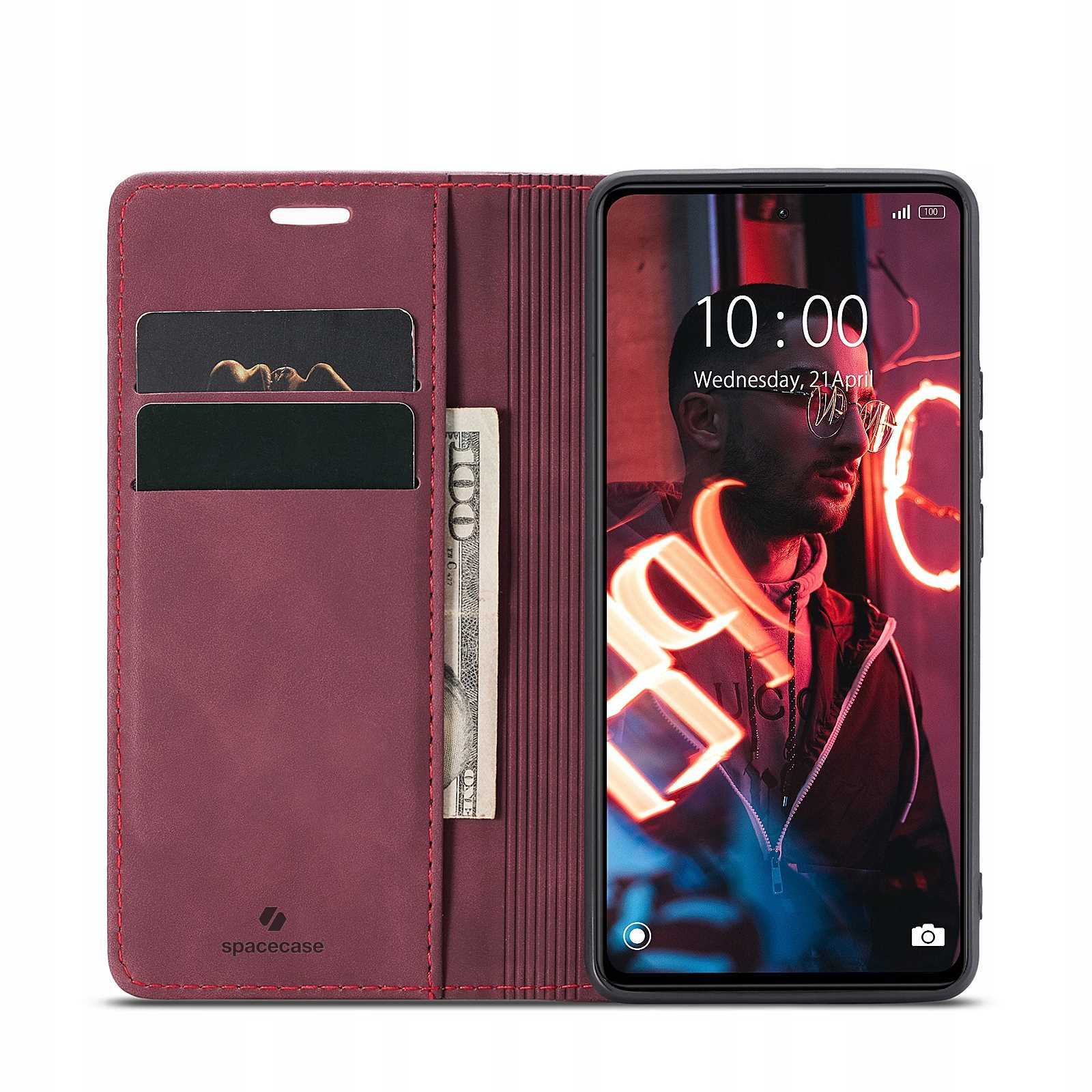 Spacecase Wallet Poco X5 Pro/Note 12 Pro Red