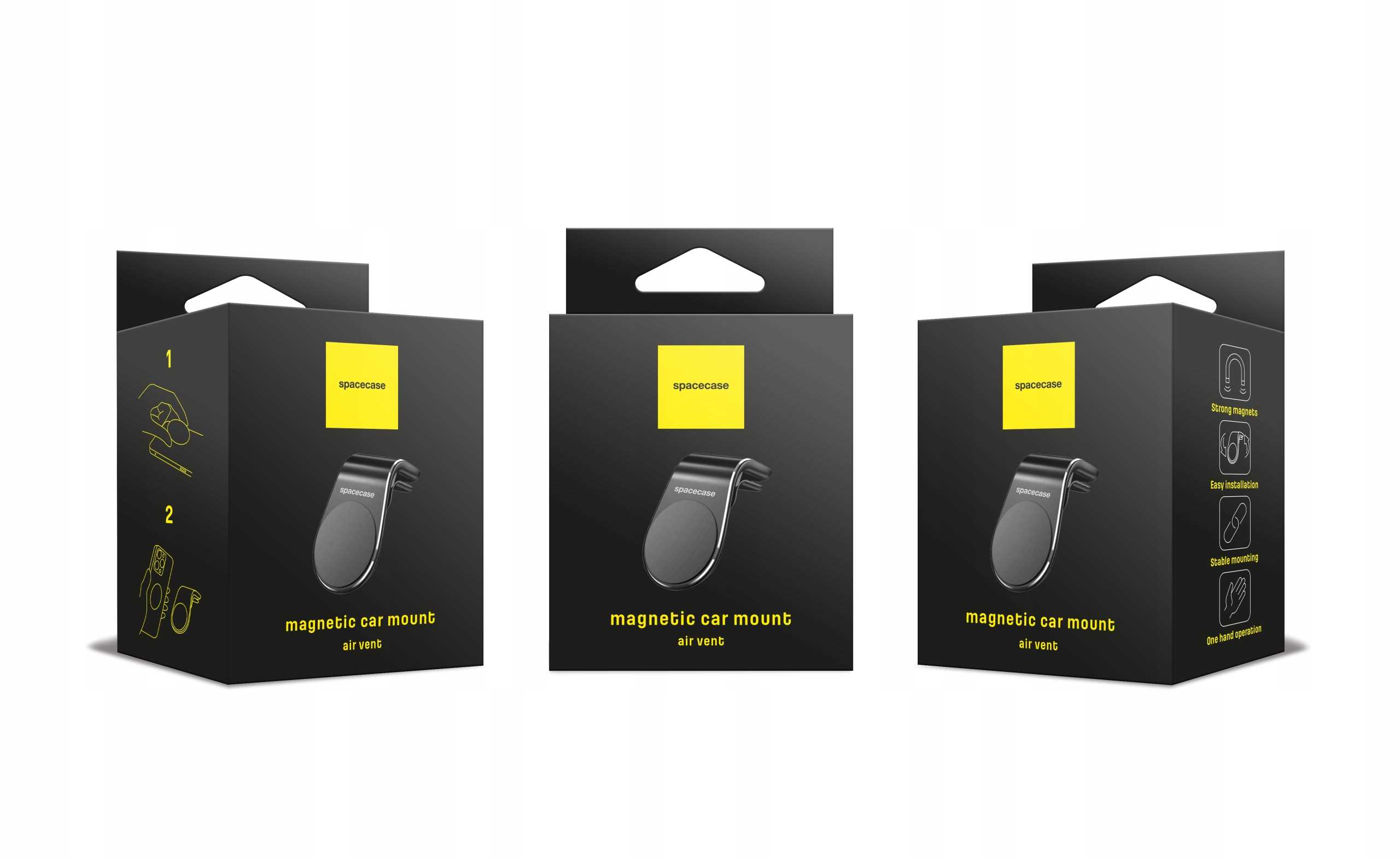 Spacecase Car Holder SC03 Air Vent Magnetic black