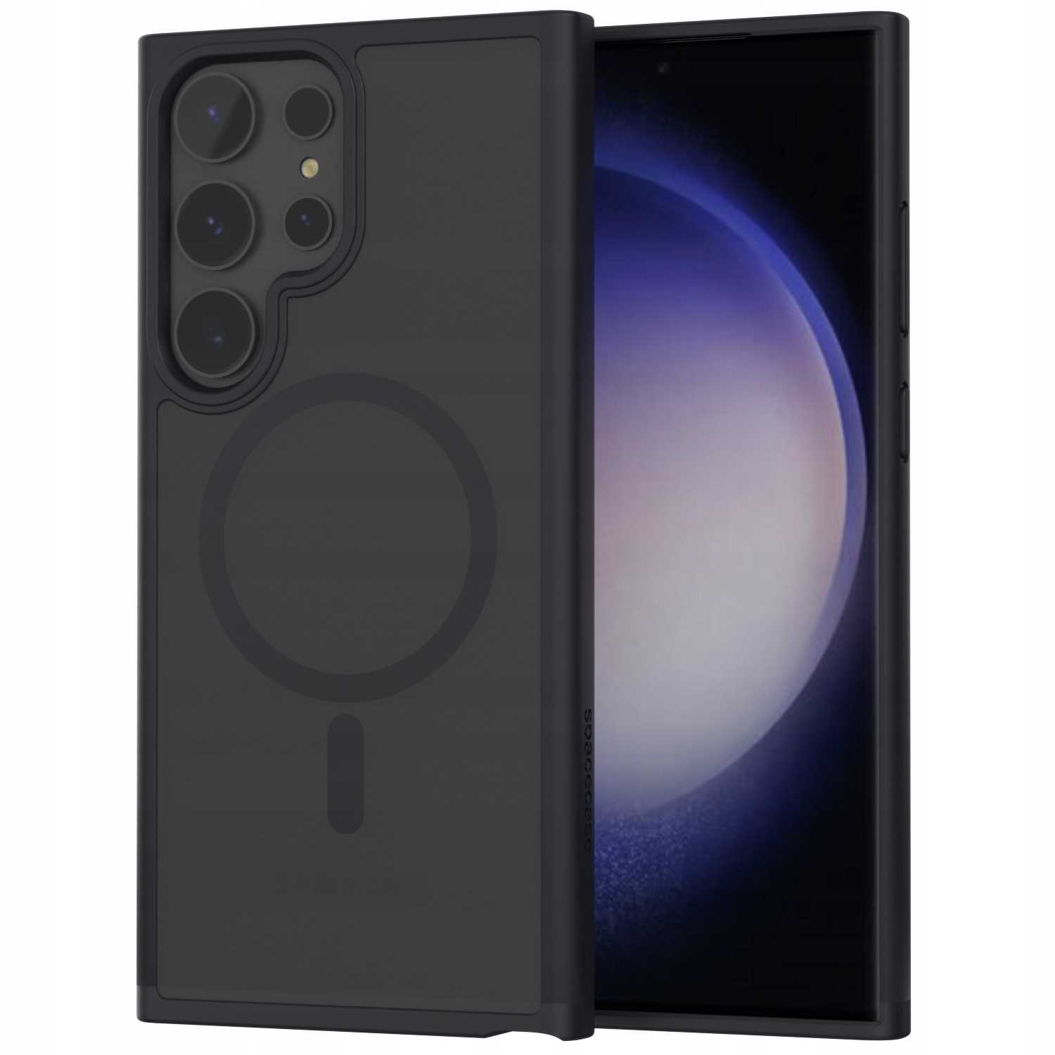 Spacecase Hybrid Mag Galaxy S23 Ultra Black