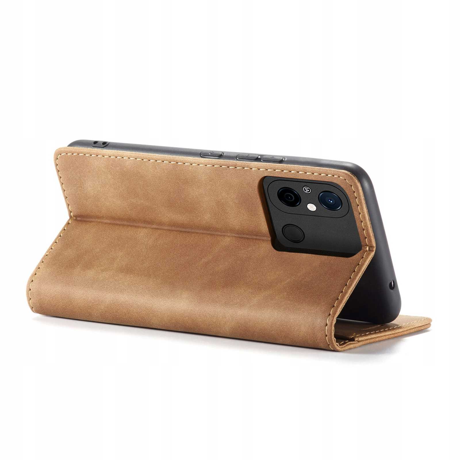 Spacecase Wallet Redmi 12C Light Brown