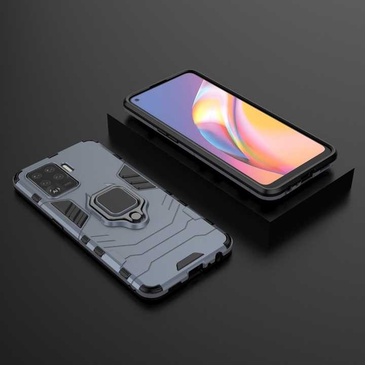 Spacecase X-Ring Oppo Reno 5 Lite Niebieski
