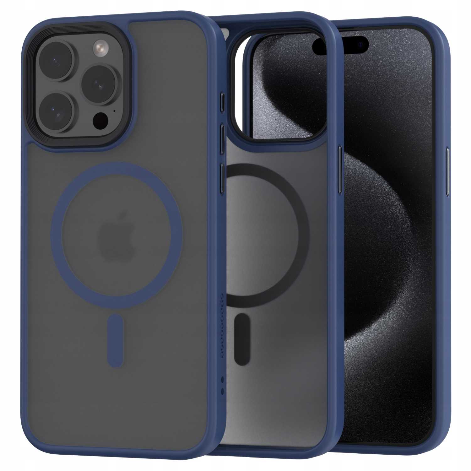 Spacecase Hybrid Mag iPhone 15 Pro Max dark bl