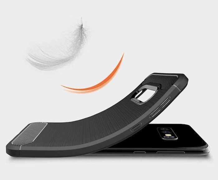 Spacecase Carbon Galaxy S10E Czarny