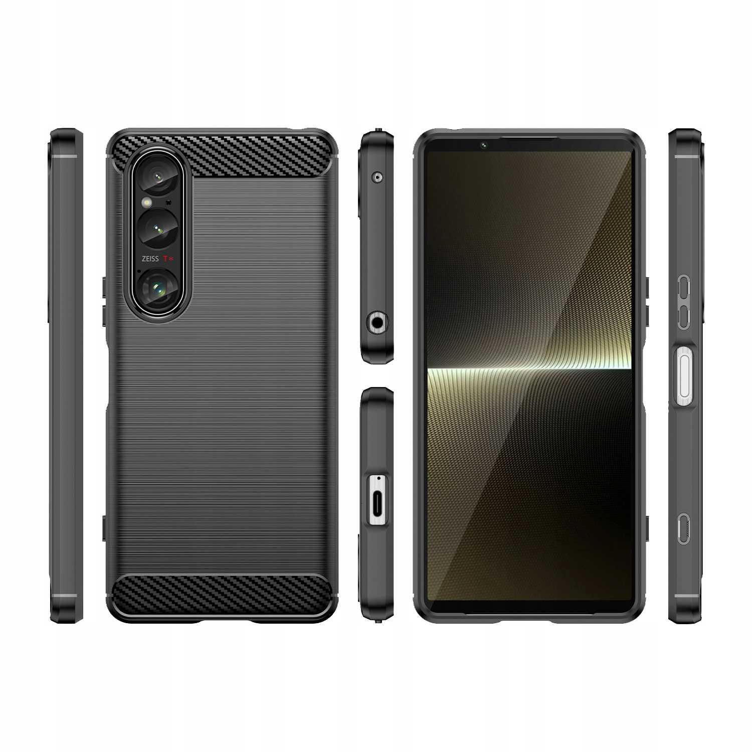 Spacecase Carbon Xperia 1 VI black