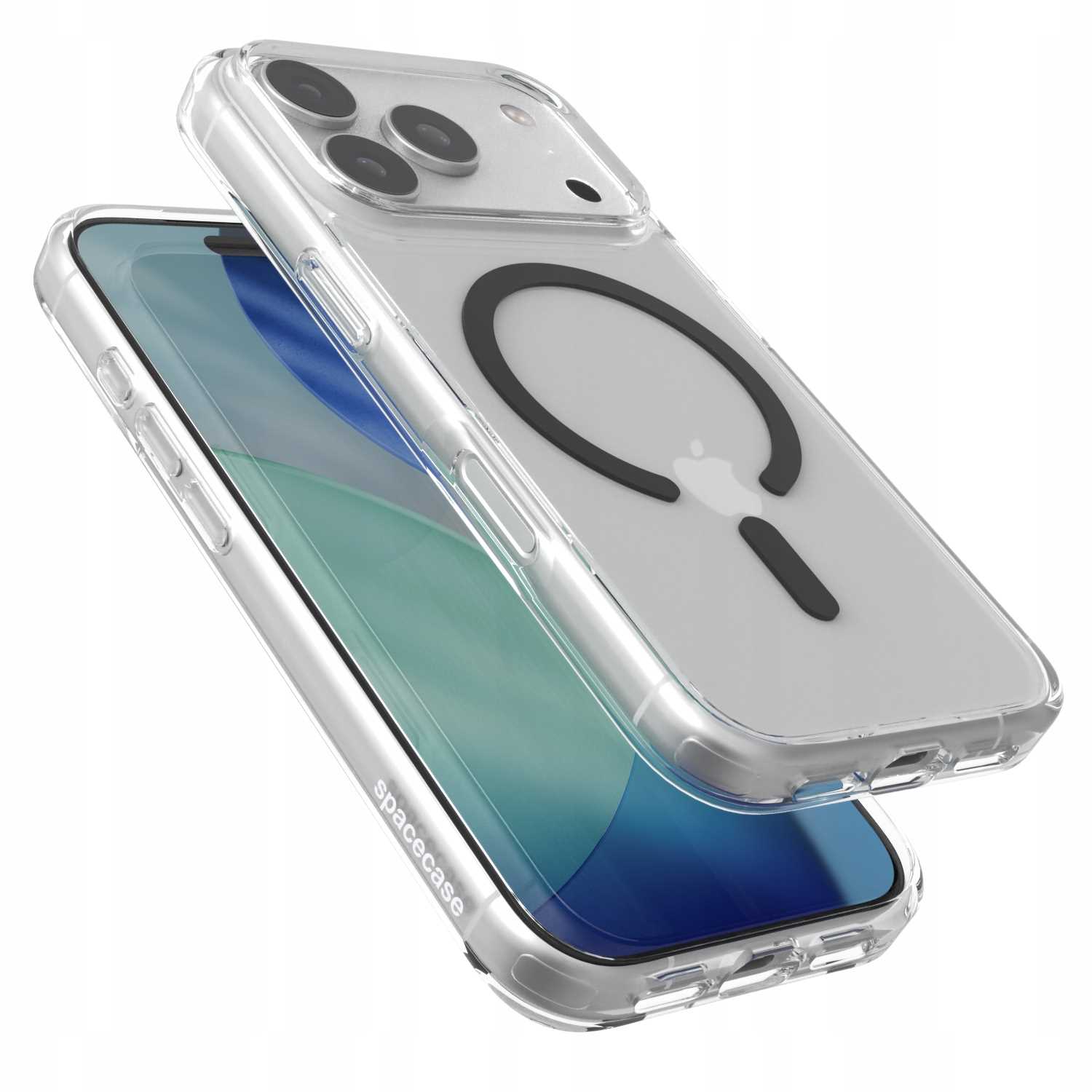 Spacecase Clear Mag Iphone 17 Pro Black
